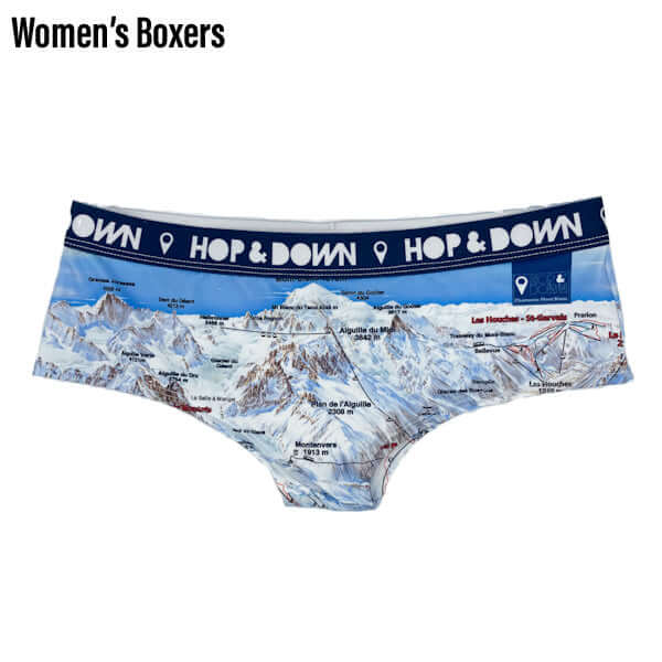 Piste Map Boxer Shorts - MEN & WOMEN