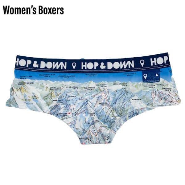 Piste Map Boxer Shorts - MEN & WOMEN