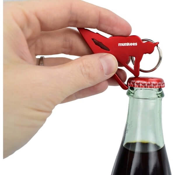 Skier Keyring & Bottle Opener