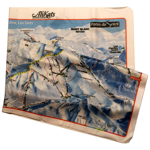 CUSTOM MICROFIBRE PISTE MAPS