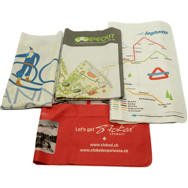 CUSTOM MICROFIBRE PISTE MAPS