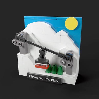 Telecabine LEGO® set, custom ski resort name